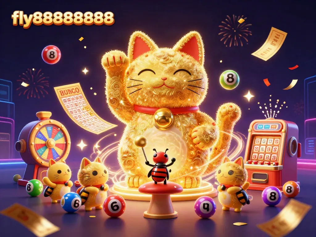 Engage in thrilling moments with fly88888888, where colorful lottery balls and golden prizes abound!