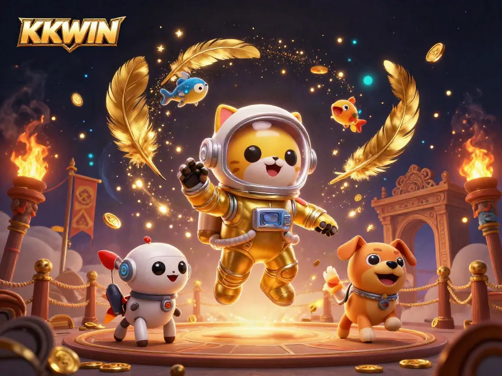 Engage in exciting gameplay at KKWIN with alien-themed adventures and vibrant casino elements.