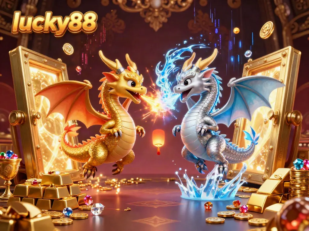 Engage in thrilling gameplay at lucky88 with dynamically entwined dragons and treasures of online casino riches.